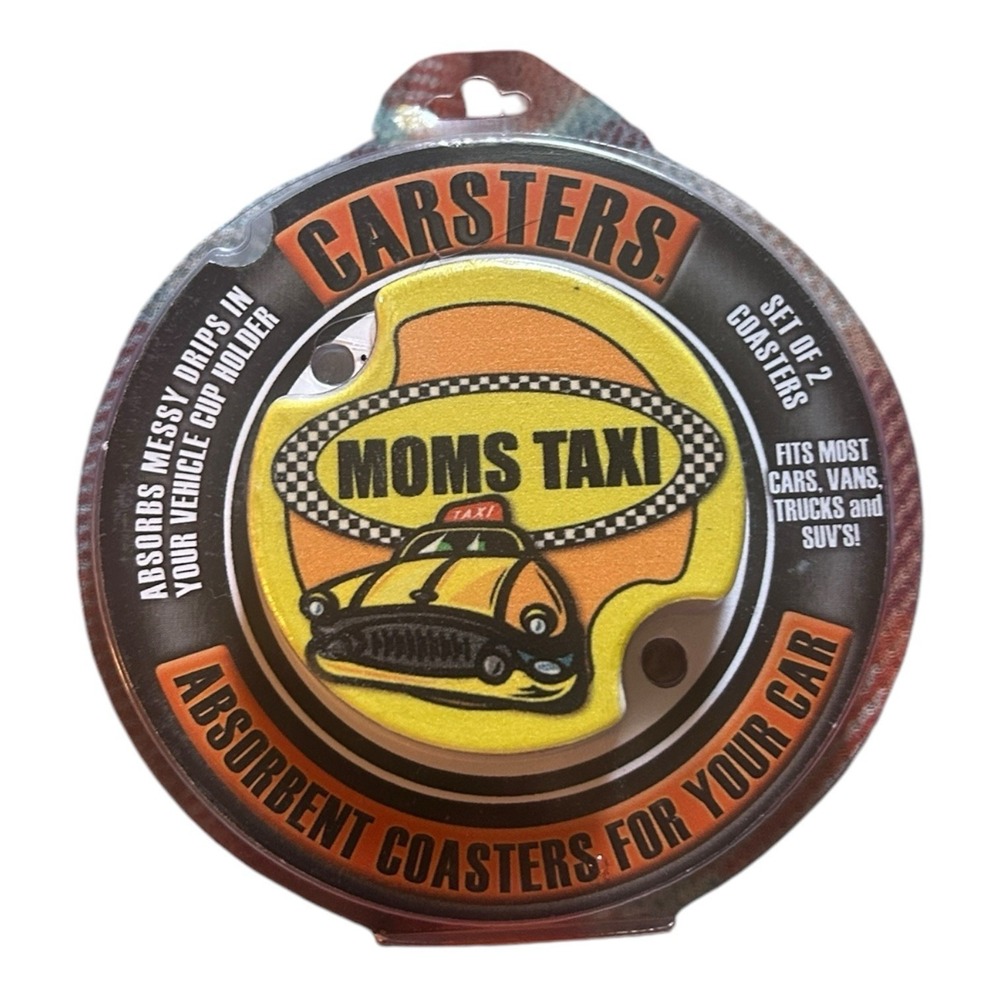 Thirstystone Car Coasters Carsters Mom's Taxi D5025